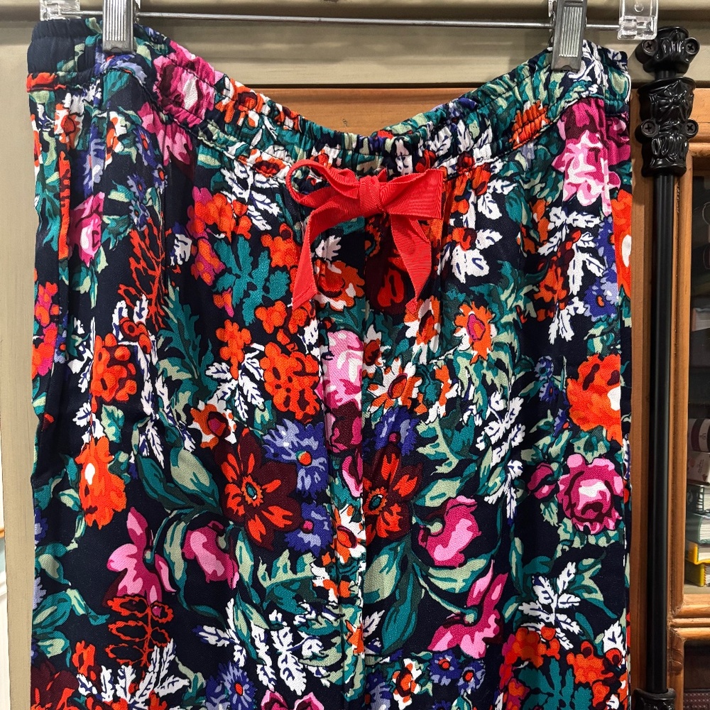 FLOREAT x ANTHROPOLOGIE Silky Sleep Pajama PJ Top & Bottom Set,  Medium - Picture 5 of 10